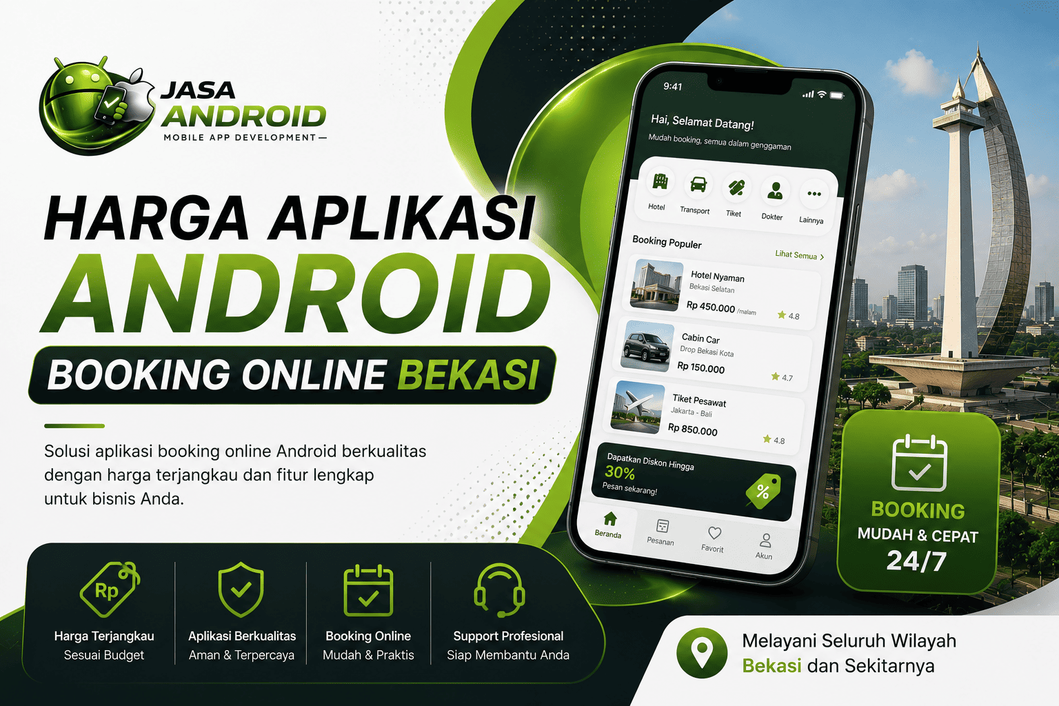 Harga Aplikasi Android Booking Online Bekasi: Solusi Digital Modern untuk Mempermudah Sistem Reservasi Bisnis
